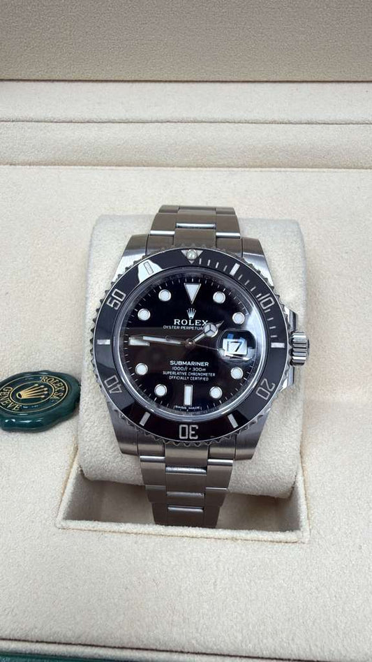 ROLEX SUBMARINO-ST/STEEL BLACK-FACE-40MM-116610