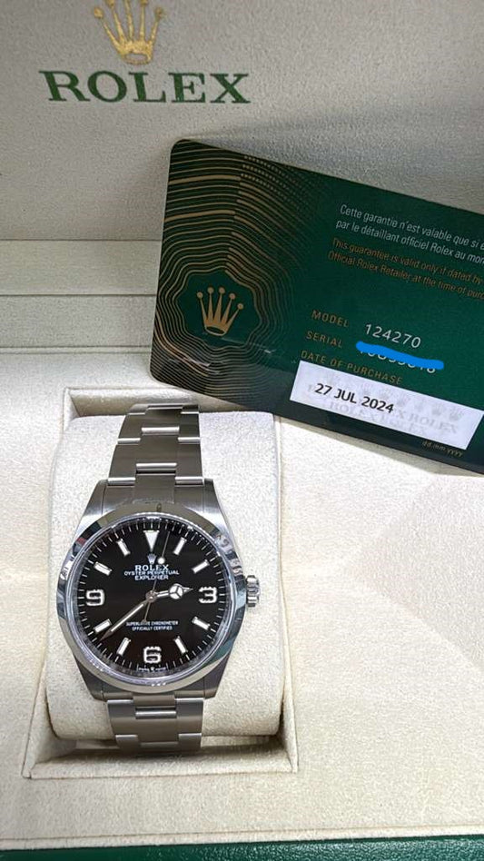 ROLEX EXPLORER-ST/STEEL-36MM-124270