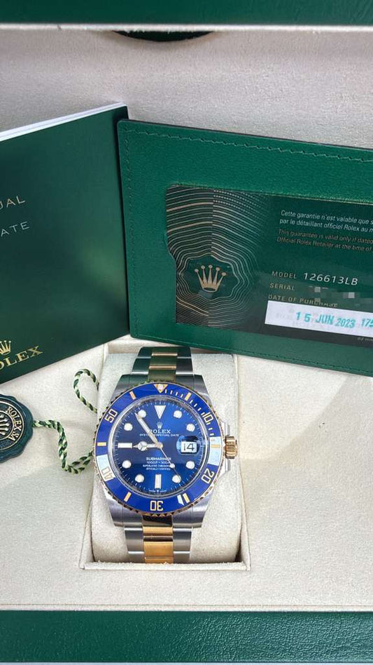 ROLEX SUBMARINER TWO-TONE-41MM-126613LB