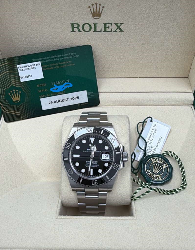 ROLEX SUBMARINER-ST/STEEL-41MM-126610LN