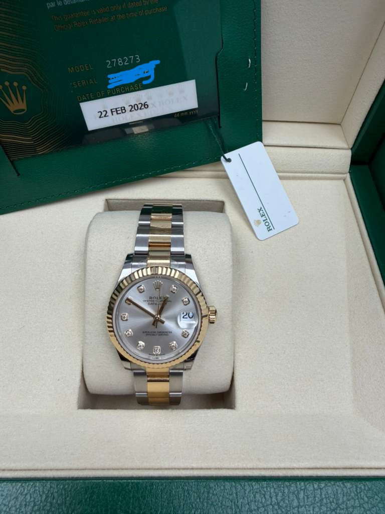 ROLEX DATE-JUST TWO-TONE-31MM-278273