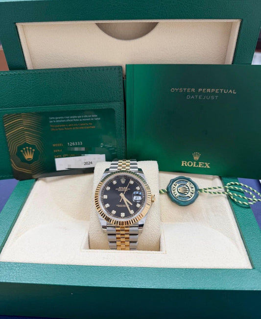 ROLEX DATE-JUST TWO-TONE-41MM-126333