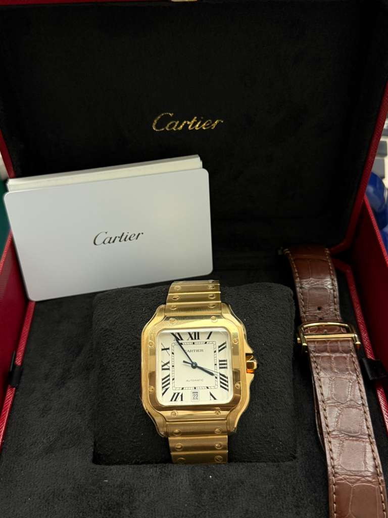 CARTIER SANT0S YELLOW-GOLD L-WGSA0029