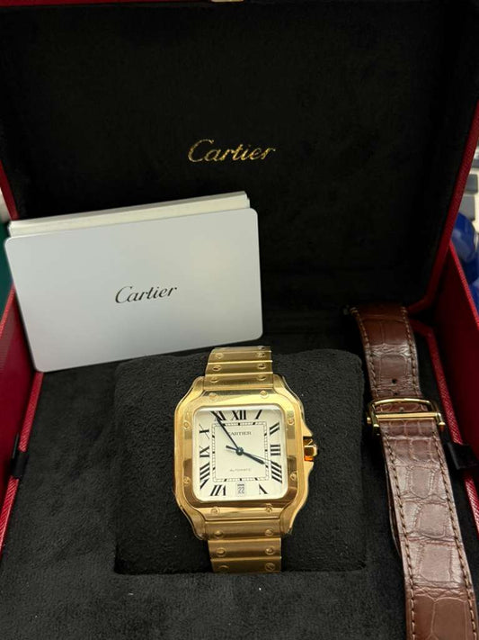 CARTIER SANT0S YELLOW-GOLD L-WGSA0029