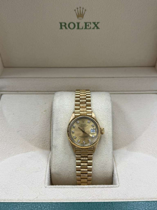 ROLEX DATE-JUST YELLOW-GOLD 26MM-6917
