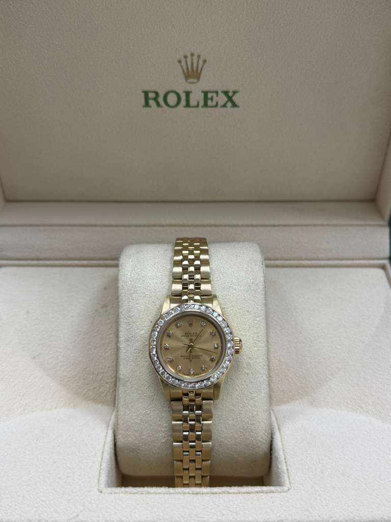 ROLEX OYSTER-PERPETUAL YELLOW-GOLD 26MM-67197