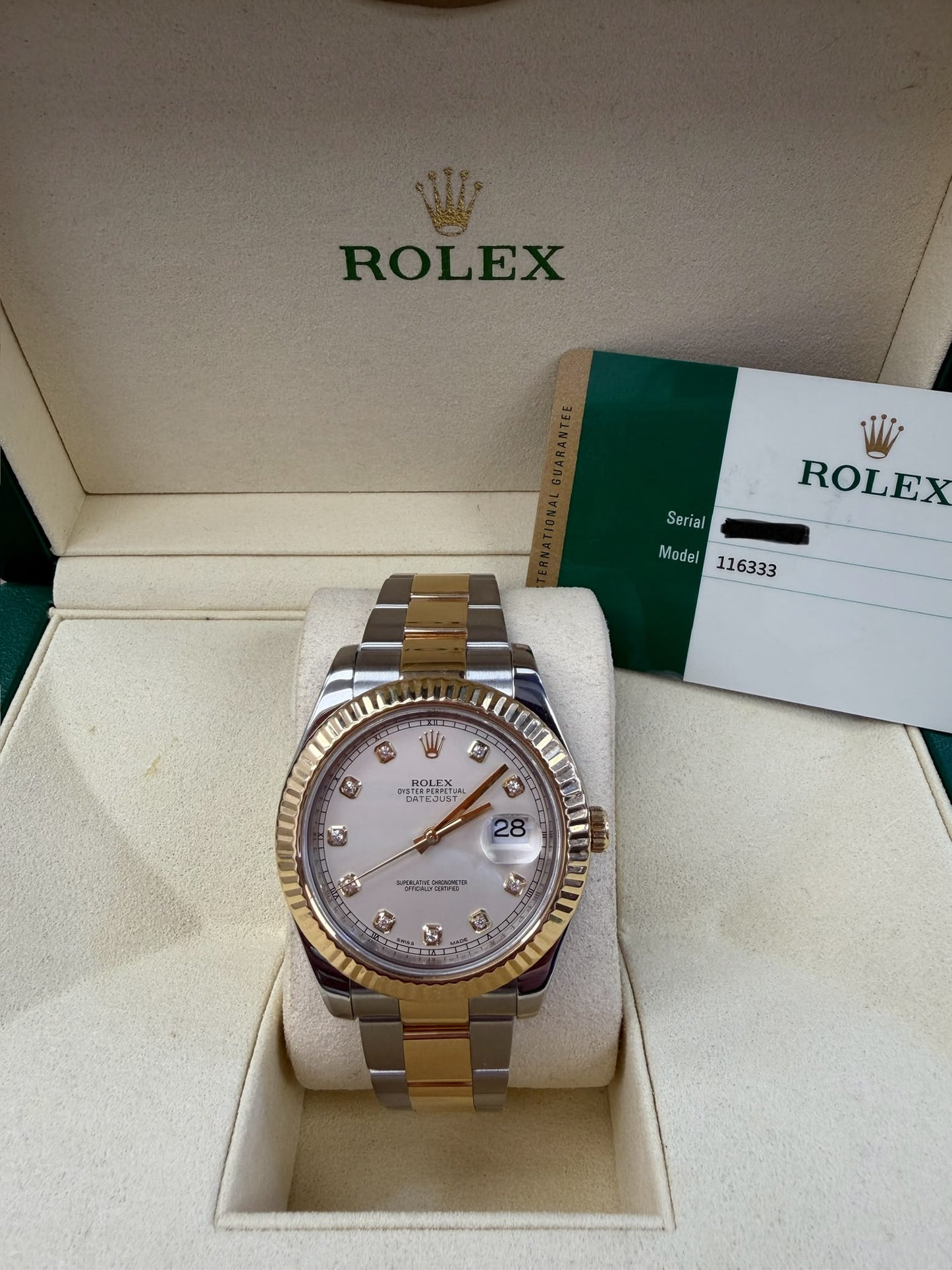 ROLEX DATE-JUST 41MM-116333