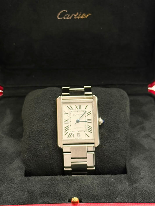 CARTIER TANK-ST/STEEL L-504123WX