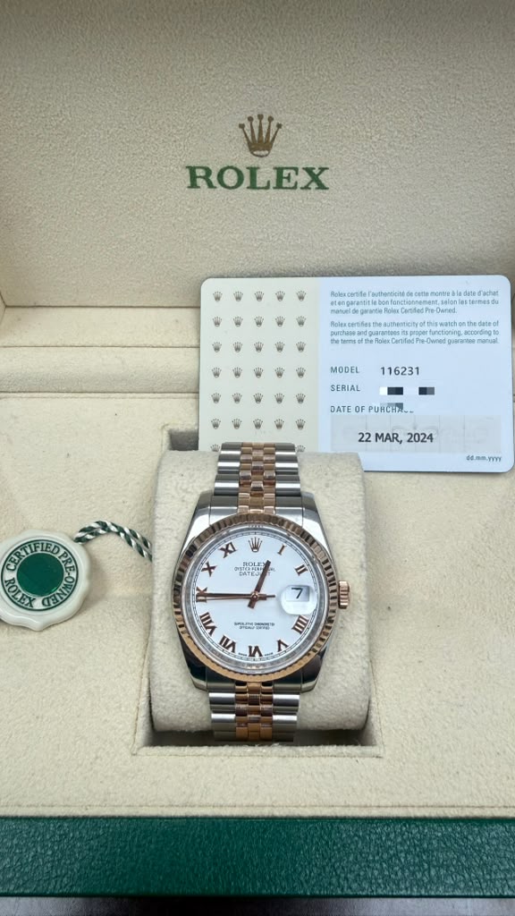 ROLEX DATE-JUST TWO-TONE 36MM-116231