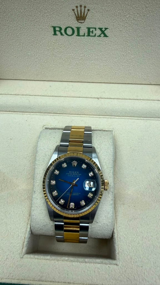 ROLEX DATE-JUST TWO-TONE 36MM-16233