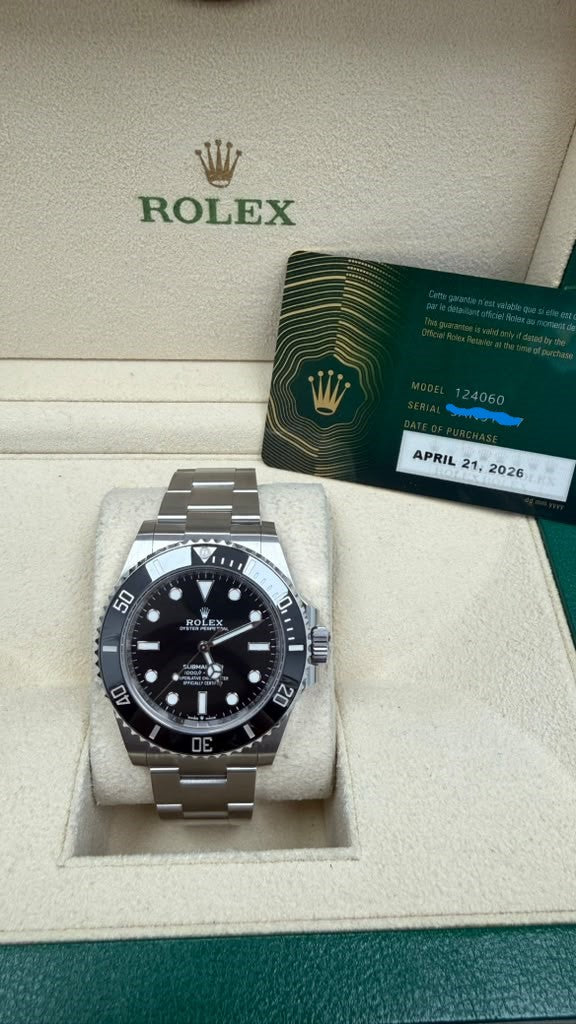 ROLEX SUBMARINER ST/STEEL 41MM-124060