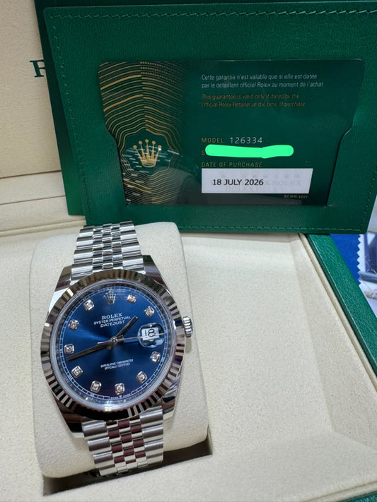 ROLEX DATE-JUST 41MM-126334