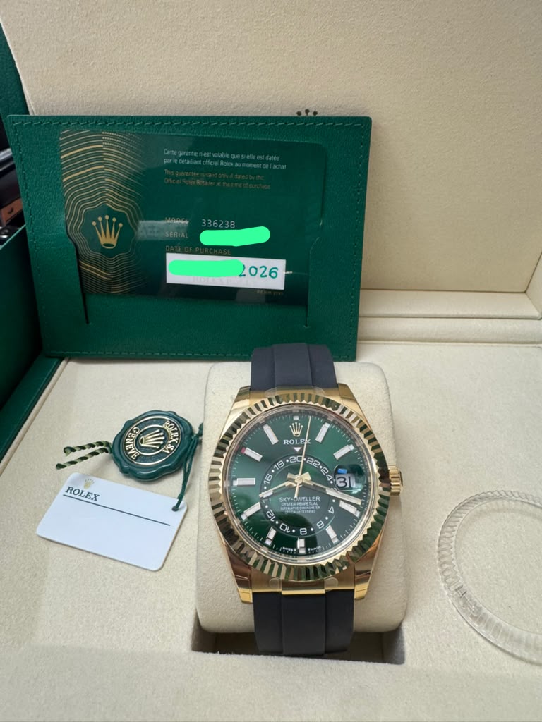 ROLEX SKY-DWELLER OYSTER-FLEX 42MM-336238