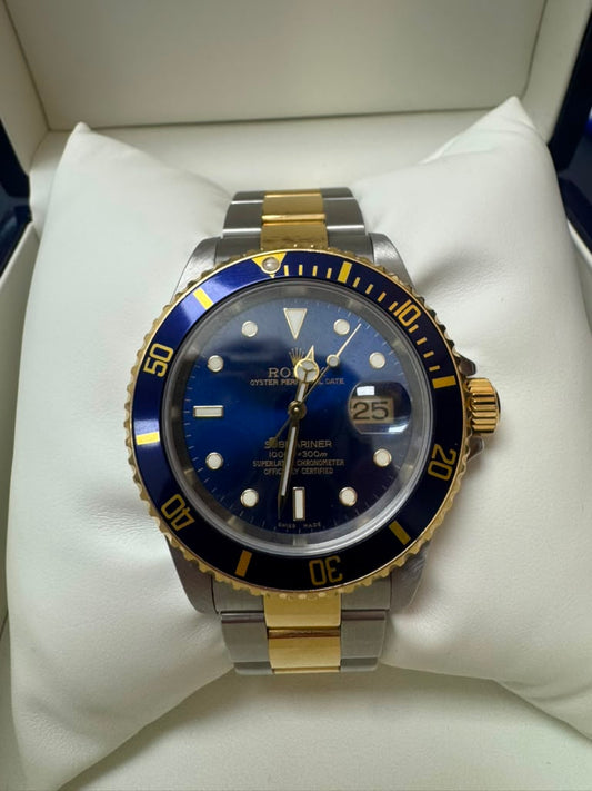 ROLEX TWO-TONE SUBMARINER 40MM-16613