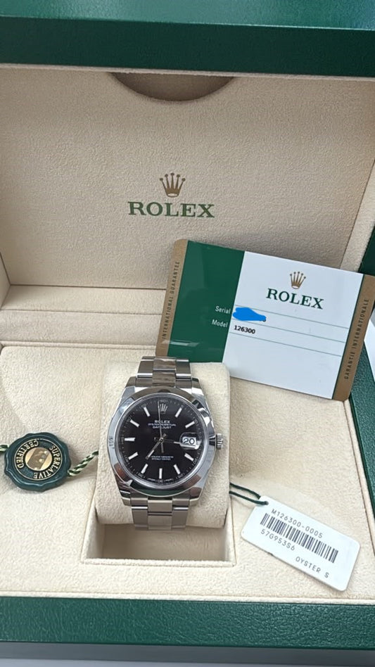 ROLEX DATE-JUST ST/STEEL OYSTER 40MM-126300