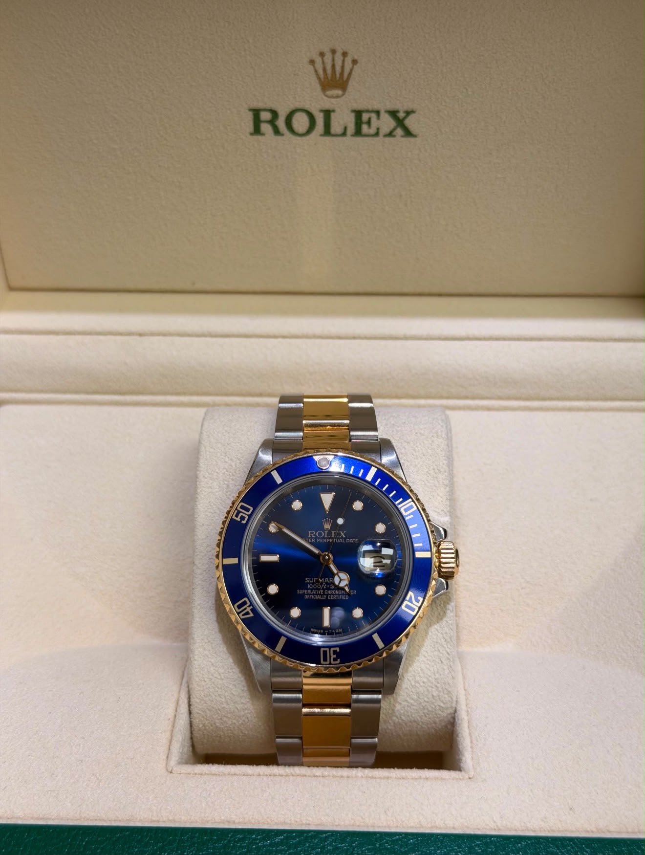 ROLEX SUBMARINER BLAUE-FACE 41MM-16803