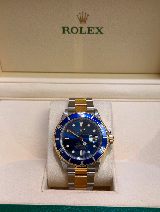 ROLEX SUBMARINER BLAUE-FACE 41MM-16803