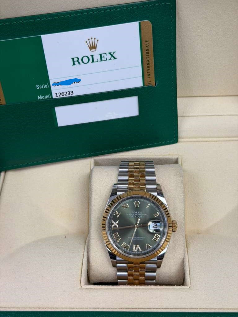 ROLEX DATE-JUST TWO-TONE 36MM-126233