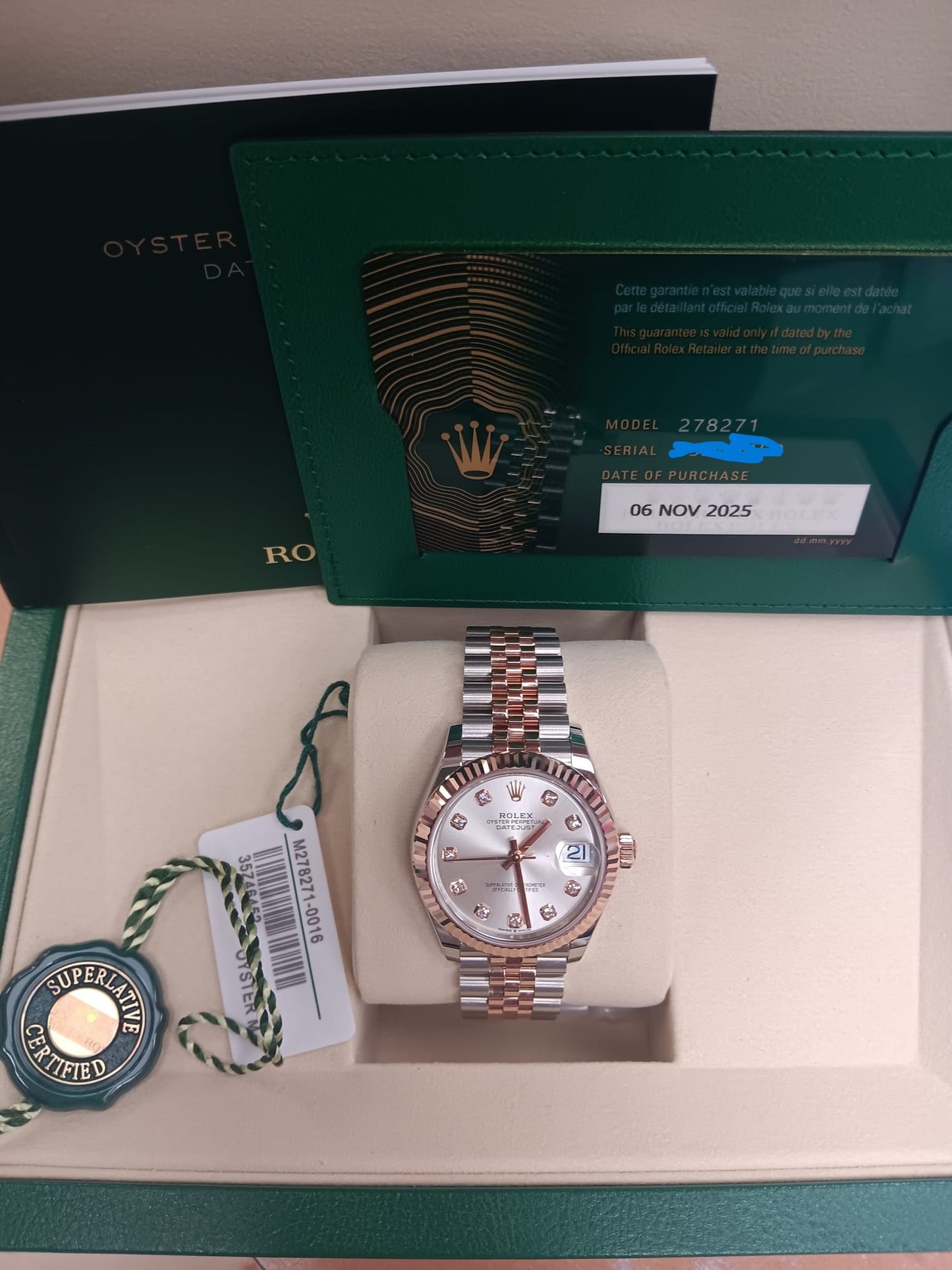 ROLEX DATE-JUST 31MM-278271