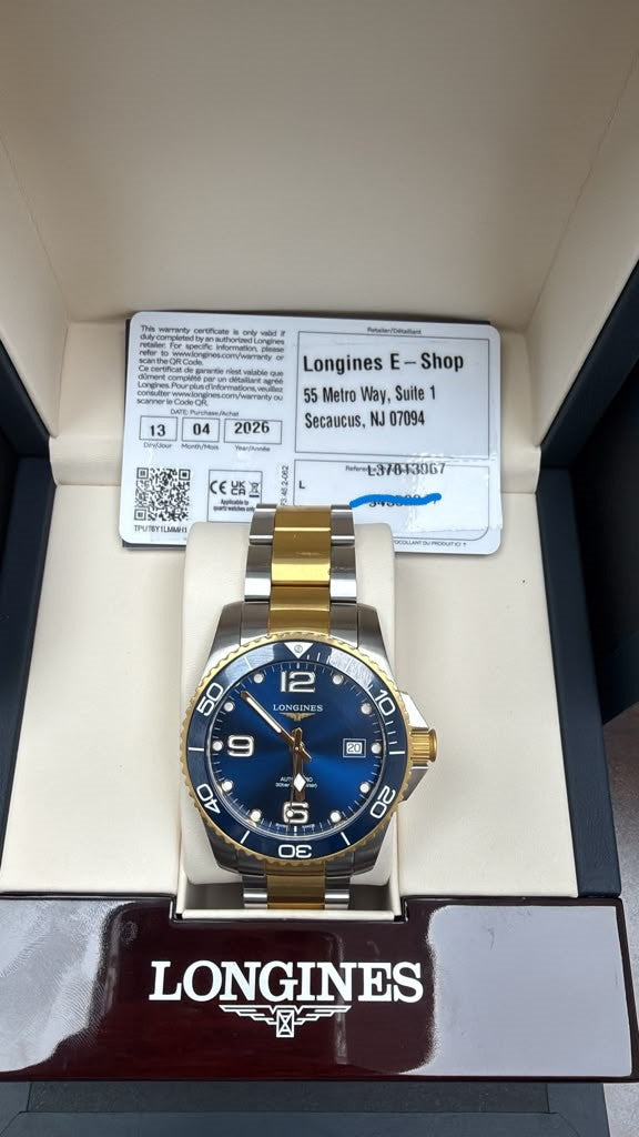 LONGINES BLUE-FACE 41MM
