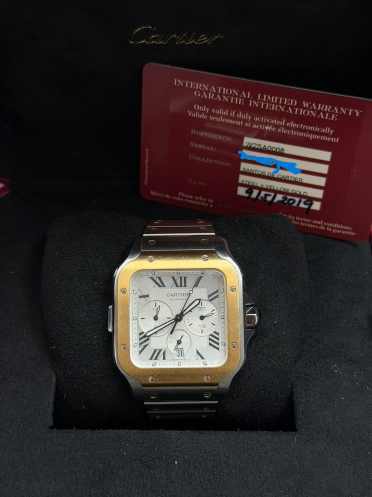 CARTIER SANTOS TWO-TONE-XL