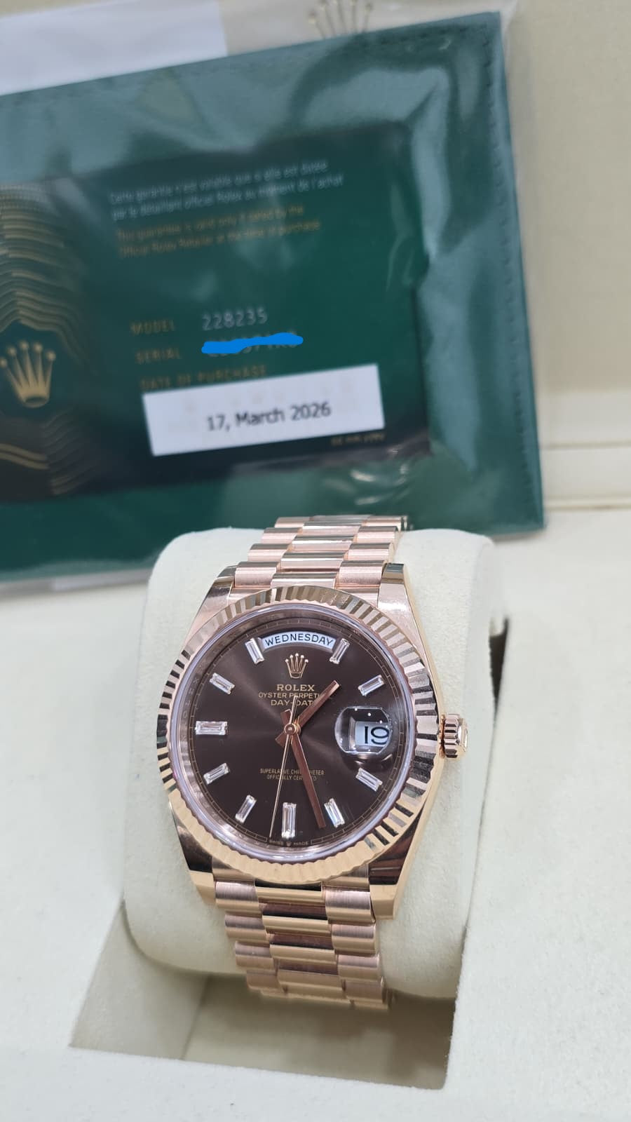 ROLEX PRESIDENT DAY-DATE 40MM-228235