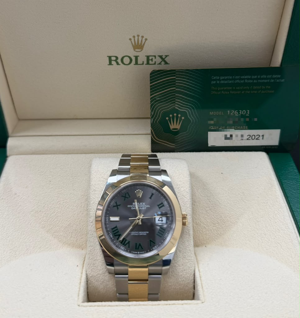 ROLEX DATE-JUST TWO-TONE  40MM-126303