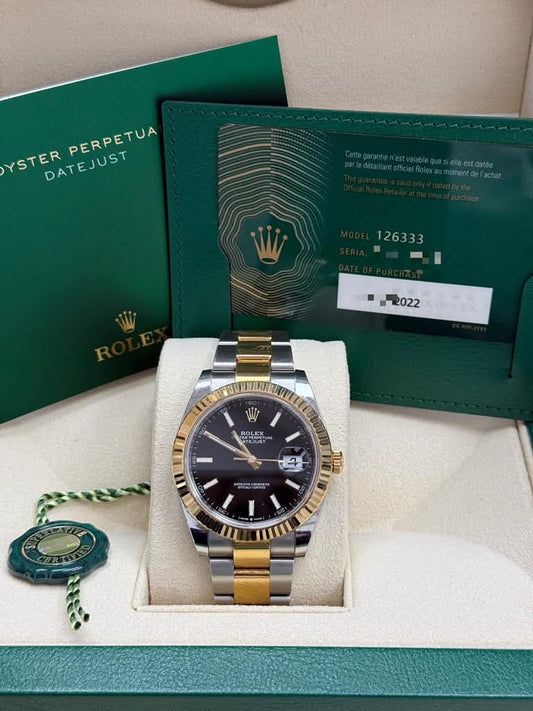 ROLEX DATE-JUST TWO-TONE 41MM-126333
