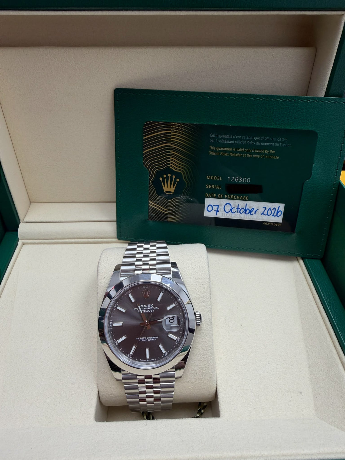 ROLEX DATE-JUST 41MM-126300