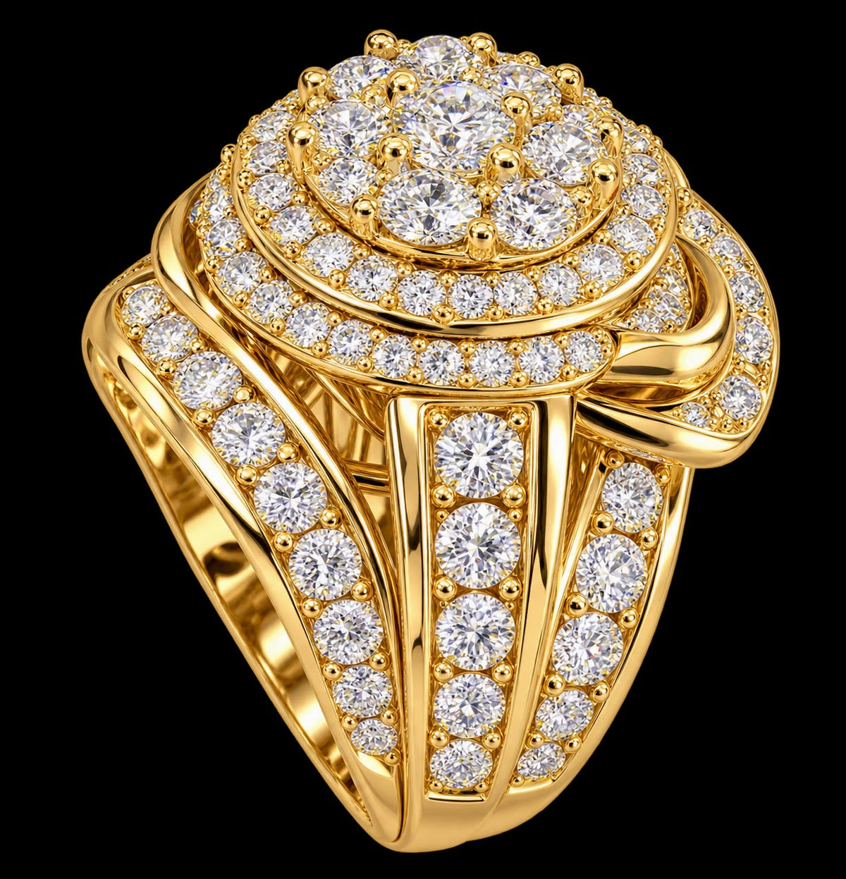 Ring 13.4 dwt , 14kt , size 8.25 / 7.05 CT