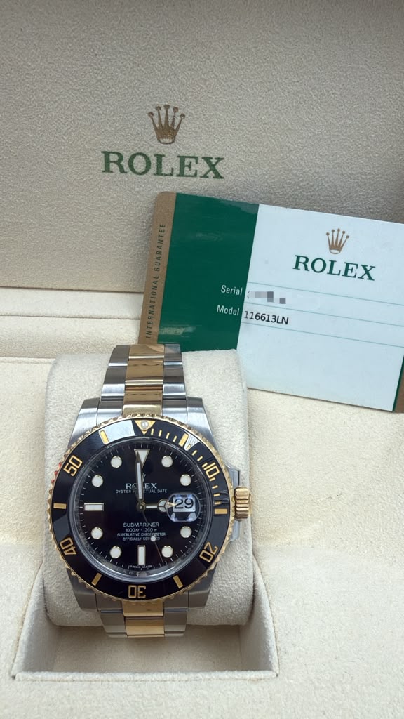 ROLEX SUBMARINER TWO-TONE 40MM-116613LN