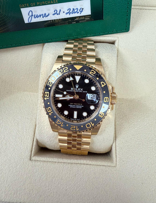 ROLEX GMT-MASTER II  JUBULIE ALL GOLD 40MM - 126718GRNR