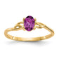 14k Rhodolite Garnet Birthstone Ring