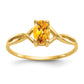 14k Citrine Birthstone Ring