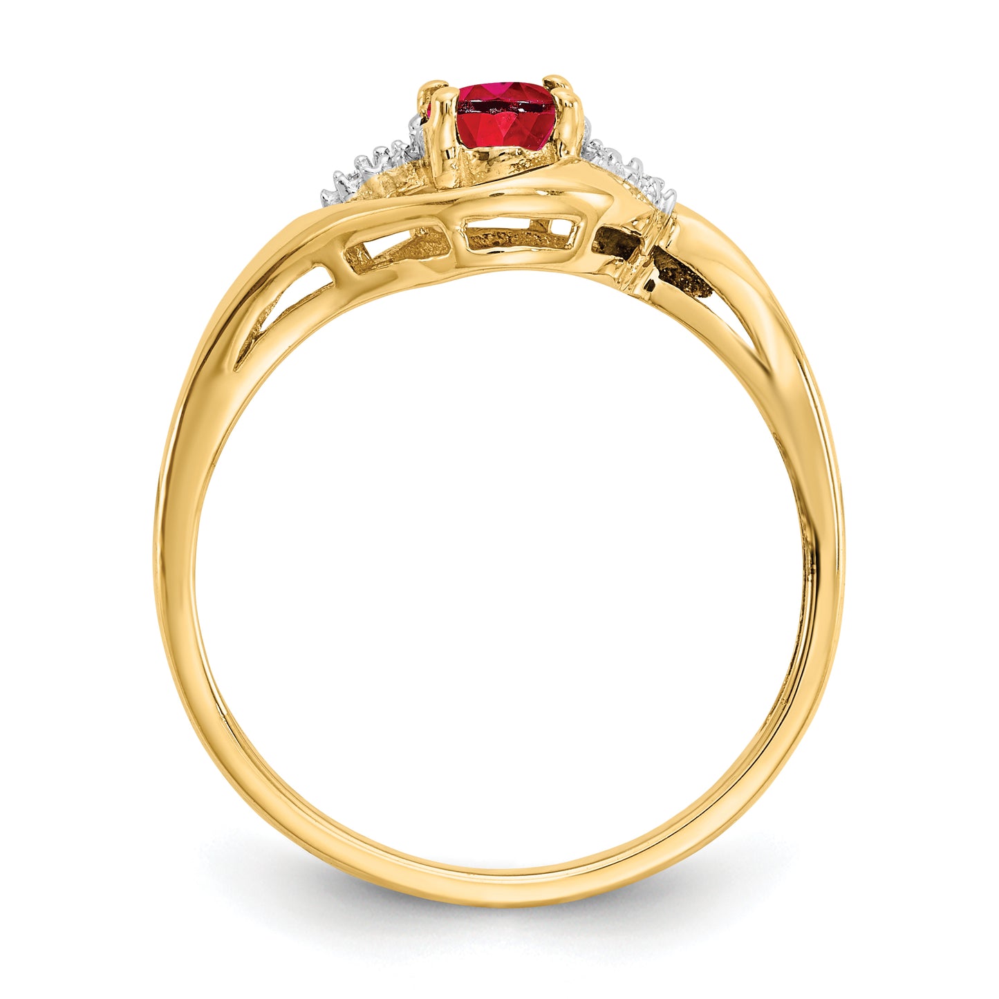 14k Ruby and Diamond Ring – Ariel's Jewelry