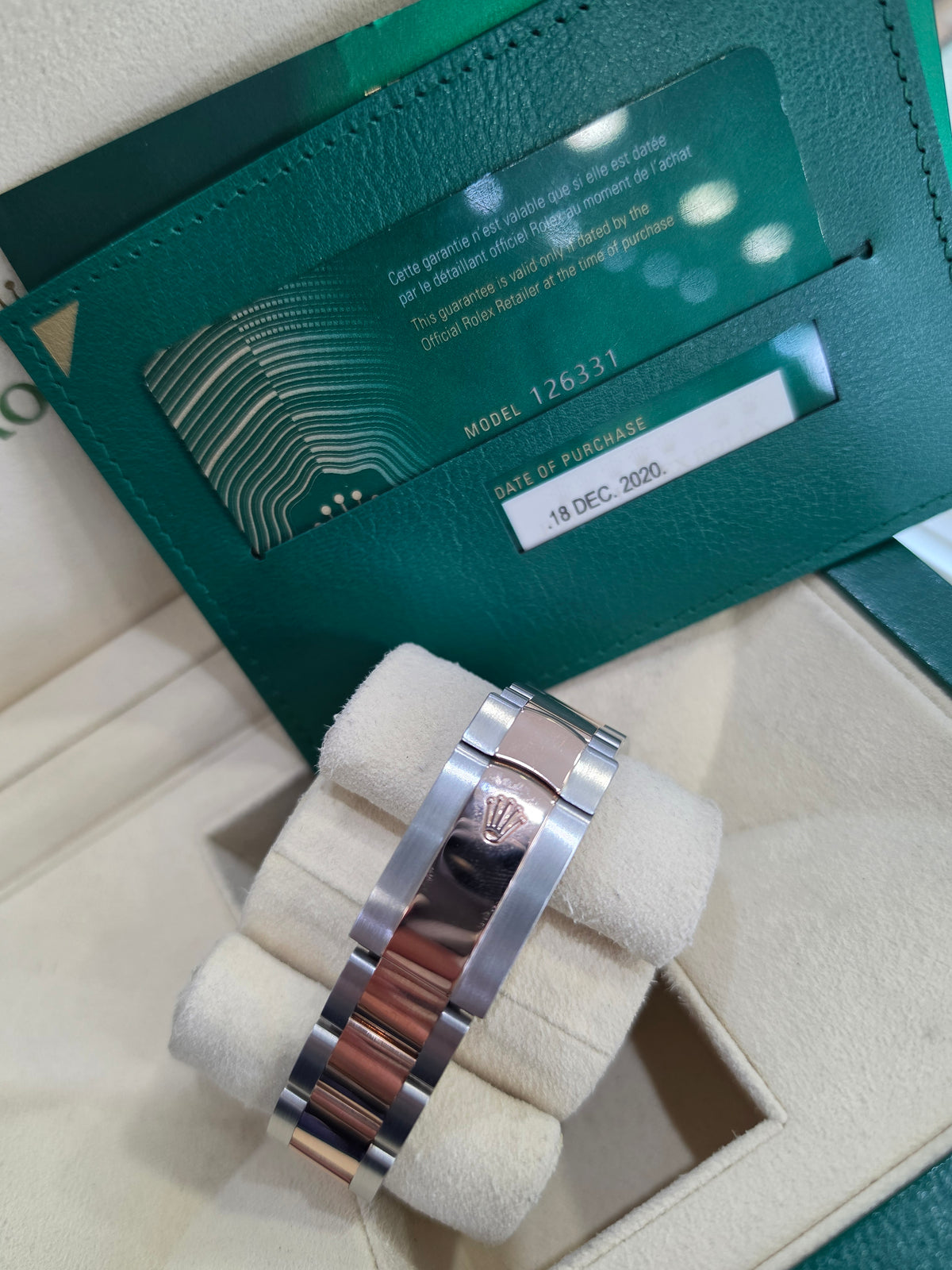 DATE JUST 41MM ROSE GOLD CHOCOLATE DIAL