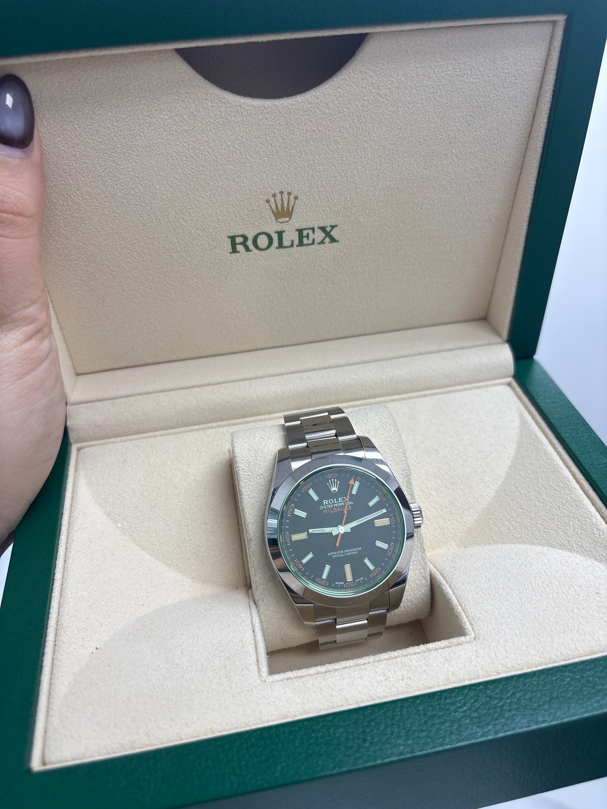 ROLEX MILGAUS pago final