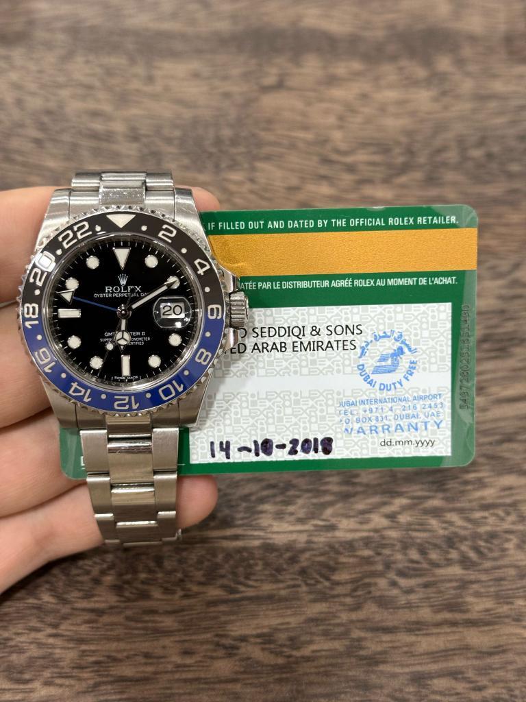 Rolex batman st steell
