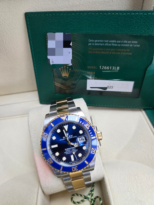 Submariner two tone blue dial
