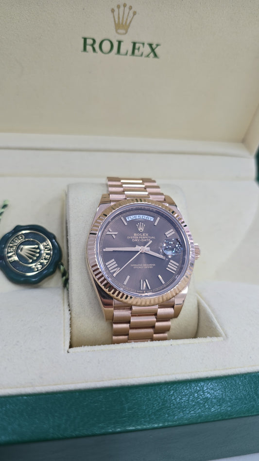 ROLEX DATE-DAY ROSE GOLD