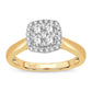Sunlit Aura - 14K 0.48CT Diamond Engagement Ring