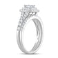 ANILLO DE NOVIA con diamantes de 14 quilates y 1,00 quilates