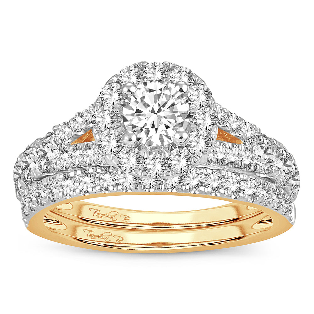 Luminous Bond - 14K Yellow Gold 2.00CT Diamond Bridal Ring Ariel's Jewelry Luminous Bond - 14K Yellow Gold 2.00CT Diamond Bridal Ring Ariel's Jewelry