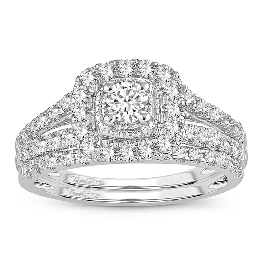 ANILLO DE NOVIA DE DIAMANTES DE 14K Y 1.00CT