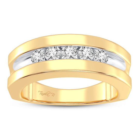 ANILLO DE DIAMANTES DE 14K Y 0,50CT