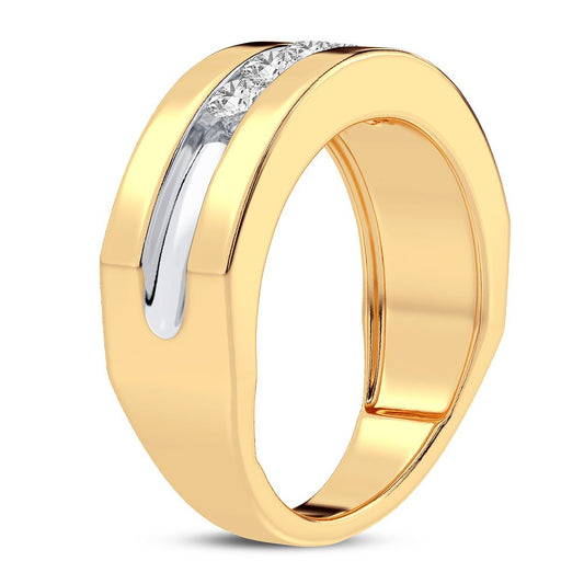 ANILLO DE DIAMANTES DE 14K Y 0,50CT