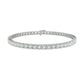 Classic 10K White Gold Diamond Tennis Bracelet
