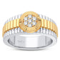 Anillo de diamantes de 14 quilates y 0,20 quilates
