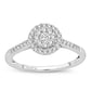 Halo Promise - 14K 0.33 CT Diamond Engagement Ring
