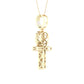 Serene 10K Yellow Gold 0.50CT Diamond Ankh Pendant